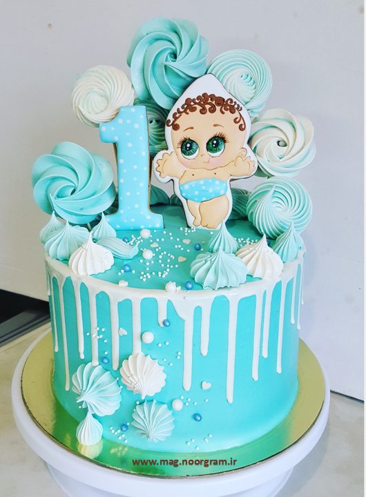 کیک تولد پسر 1 ساله