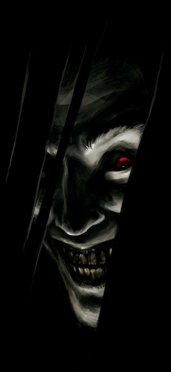  عکس سه بعدی ترسناک آبی قرمز