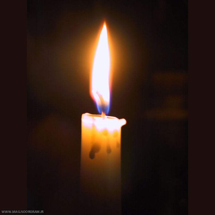 عکس شمع سیاه