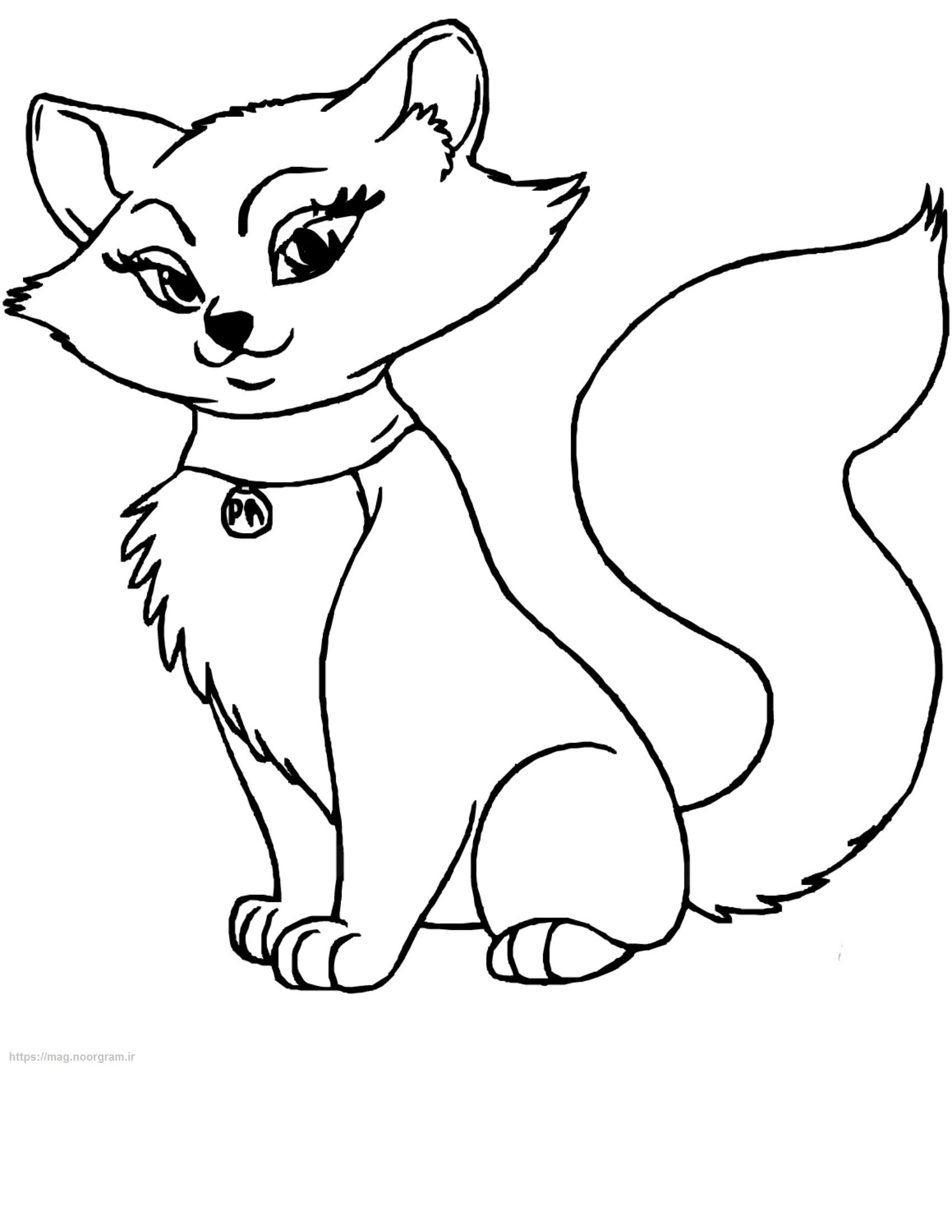 رنگ آمیزی نقاشی گربه اشرافی