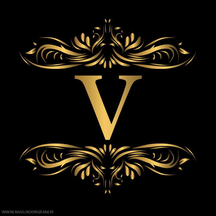 لوگو حرف V