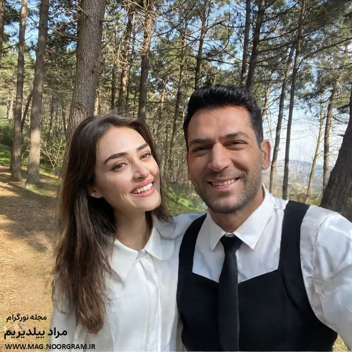 مراد ییلدیریم و همسرش