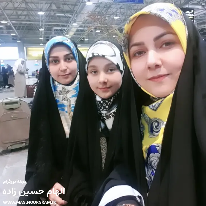 عکس سلفی الهام حسین زاده