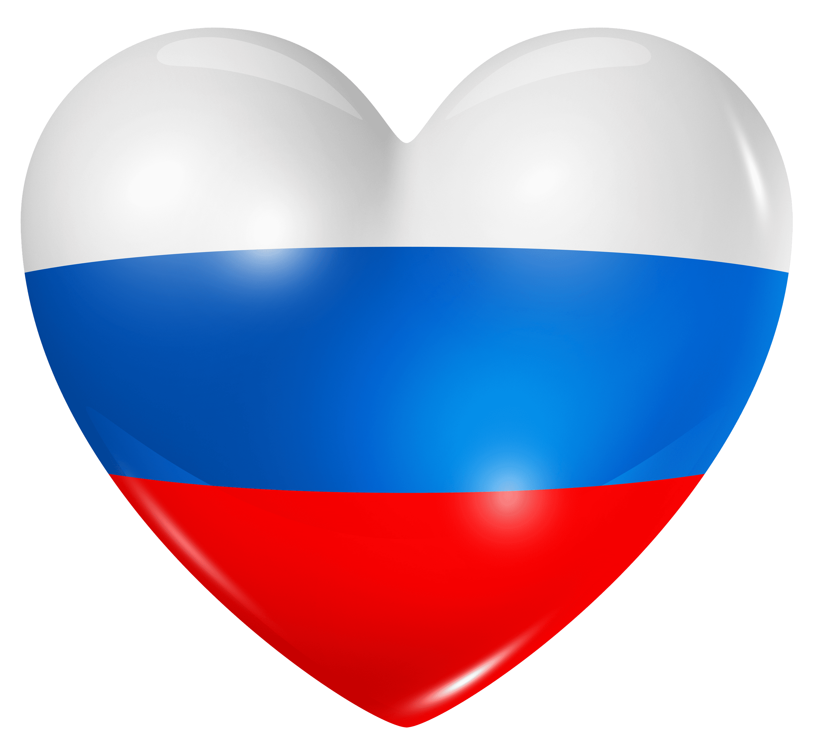 پرچم روسیه قلبی